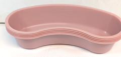 Comfort Axis 700 cc Kidney Shaped Rose Emesis Basin with Graduations Pack of 5