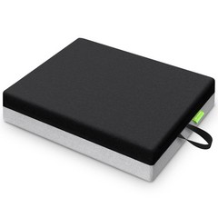 AUVON Ventilation Seat Cushion with Innovation Heat 18“ x 16“ x 3“, Black
