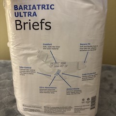 McKesson Ultra Plus Bariatric Disposable Briefs Diapers XXXL BRBAR