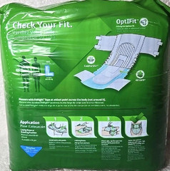 FITRIGHT OptIFit Large Briefs, 20 Count, L 44 X 56″, 112 X 142CM