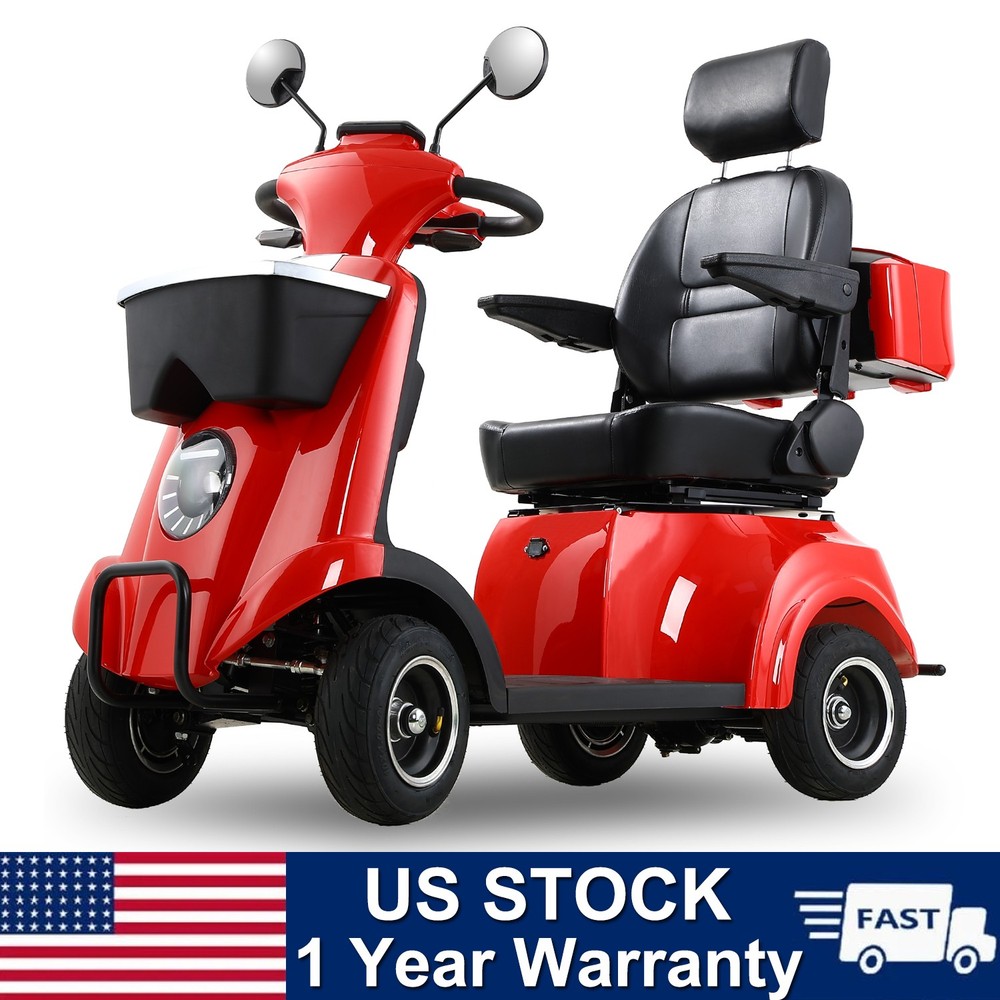 1000W Electric Mobility Scooter 48V/20A 500lbs Capacity 33 miles W/ NFC Keycard
