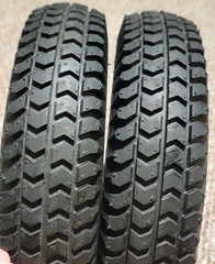 Quantum Q6 Edge 3/HD/4Front/Stretto/Jazzy J600ES/ Pair Drive Wheels Tires 3.00-8