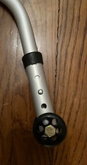 Pair Quickie Wheelchair Anti Tip Bars Sunrise Medical 900732 Wheelie Bar Tubular