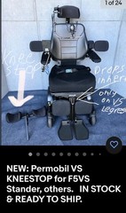 NEW: Permobil Unitrack Backpack Medical Necessities / Bag Hook Pair, Hardware.