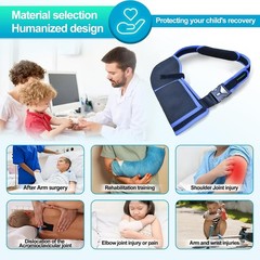 Kids‘ Adjustable Shoulder Immobilizer – Comfortable Arm Support Sling, XX-Small