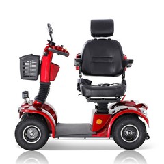 4-Wheel Travel Mobility Scooter 500W 48V 20AH Battery Motor for Adult Senior Red