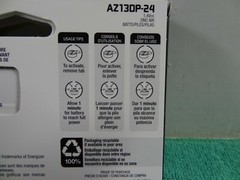 NEW Energizer EZ Turn & Lock Size 13 Hearing Aid Batteries, 24-Pack Exp-11/2020
