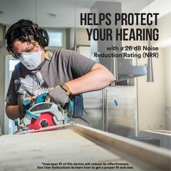 Connect Wireless Hearing Protector with Bluetooth 26 dB Noise Reduction Rating