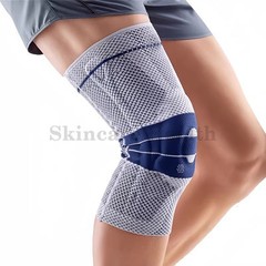 3D Knit Knee Compression Sleeve Silicone Gel Pad for Sports Joint Pain Relief