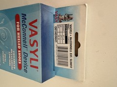Vasyli Orthotic insoles, Size 6.5-8, Extended Slim Fit Insoles, For Heeled Shoes