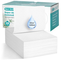 Absorbent Commode Pads for Bedside Commode Liners, 120 Pads for Portable Bags…