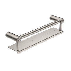 Mecca Care Accessible Grab Rail w Shelf 300mm Special Need Safety NRCR2512CBN