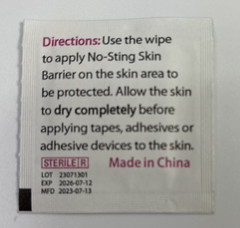 75 Safe n Simple SNS80775 No Sting Skin Barrier Film Exp 07/2026