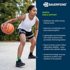 Sports Ankle Support – Ankle Brace for Stabilization & Protection – Figure-8 …