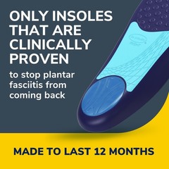 Dr. Scholl’s Plantar Fasciitis Relief Orthotic 1 Pair (Pack of 1), Blue