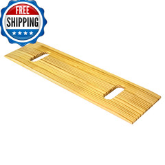 Fablife Deluxe Hardwood Transfer Board For Easy Patient Transfer Slide Assist