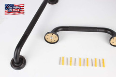 24-Inch Grab Bar Featuring Anti-Slip Handrail, Oil Rubbed Bronze, Bathroom Batht