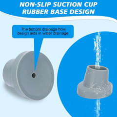 Shower Chair Leg Caps – Heavy Duty Replacement Feet for Shower Stools Bath Seat,