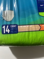 Prevail Per-Fit Incontinence Pants XL Extra Absorbency Odor Guard 14 Ct