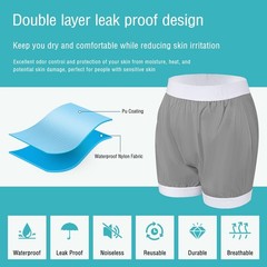 Washable Adult Diaper Covers 2PCS – Leakproof Incontinence Underwear for Men & W