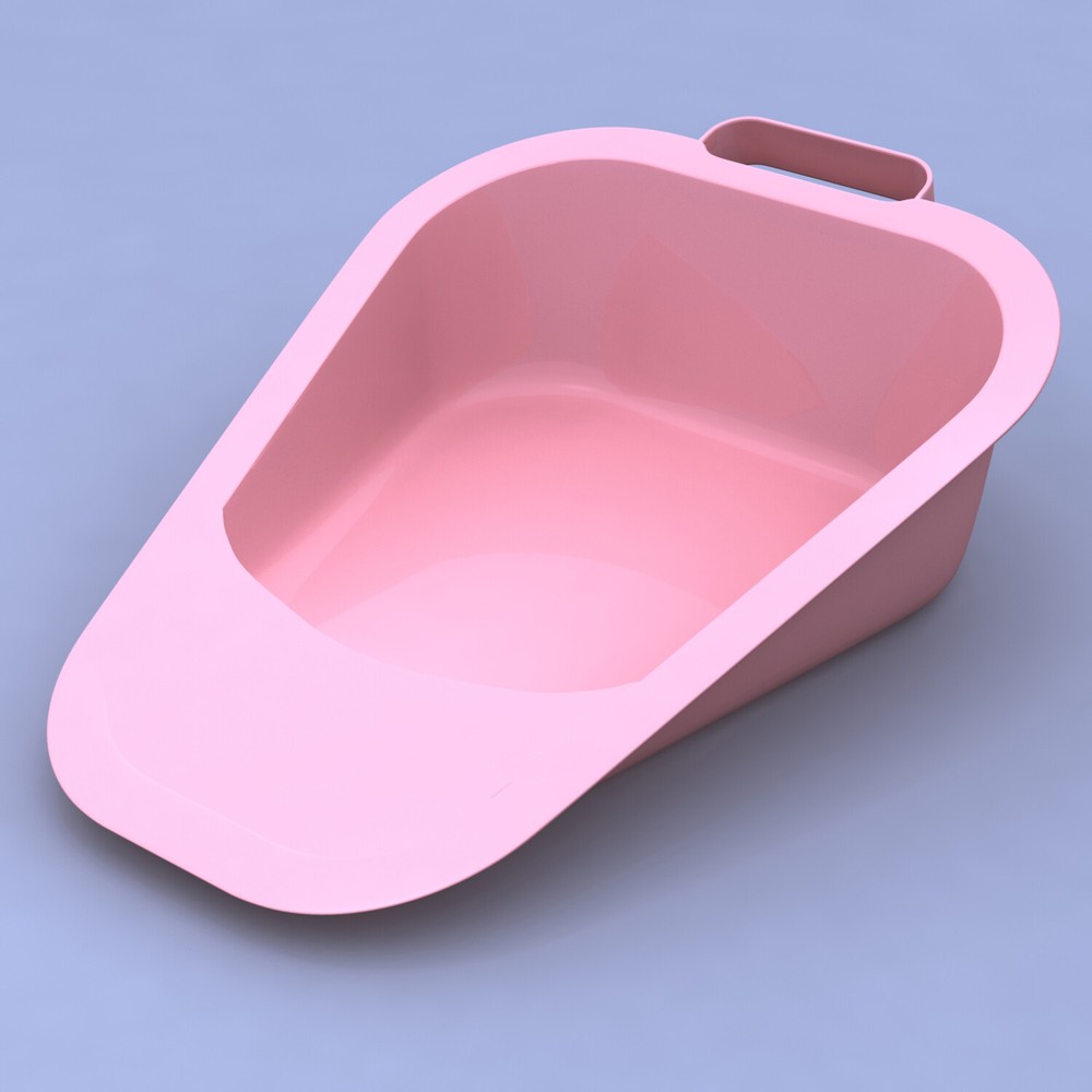 2 Units Reusable Fracture Bed Pan, Plastic Aid Urinal Bed, Lightweight 4230 &