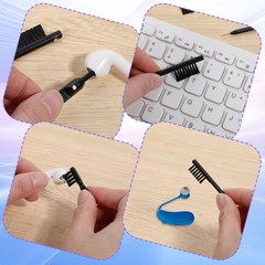 12 PCS Hearing Aid Cleaning Kithearing Tools Ear Cleaner Black