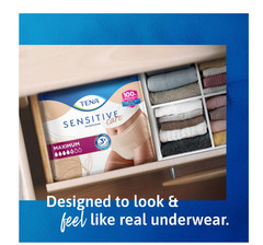 Sensitive Care Underwear Women XL 72 Count Max Absorbency 45-58 in