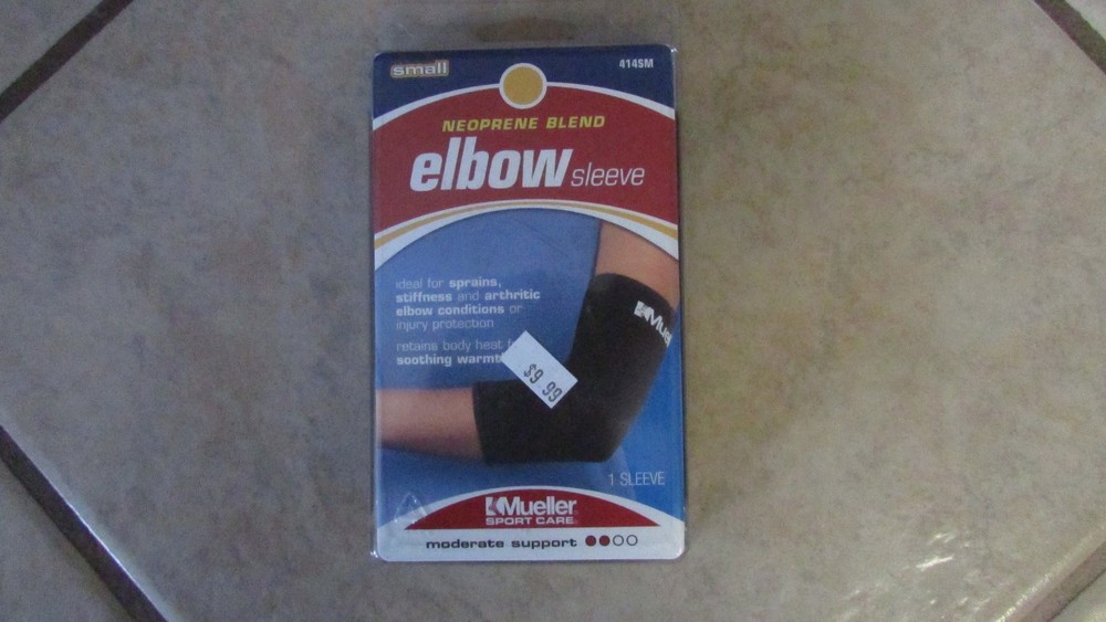 Mueller Sport Care Moderate Support Elbow Sleeve – Small-Neoprene Blend (16 T)