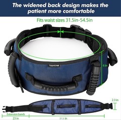 Gait Belt Transfer Belt with Padding Handles,Transfer Belts for Lifting Seniors