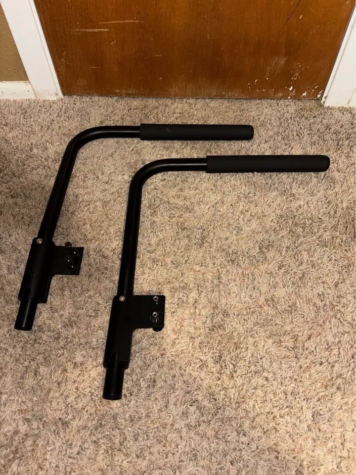 Quickie Padded Swing-Away Armrests HARDWARE INCLUDED