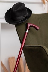 Dr. Watson – Handcrafted Wooden Walking Stick, Walking Cane with Duke Handle