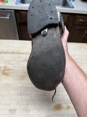 Leather Leg Splint Vintage Prosthetic