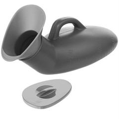 Urinal Bottle Urinals for Men 800ML Plastic Pee 27 X 9 X 9CM, Grey