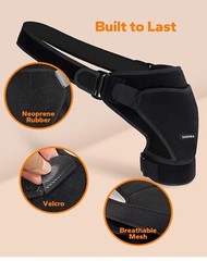Adult Adjustable Shoulder Brace Compression Stability Support Unisex Men Women