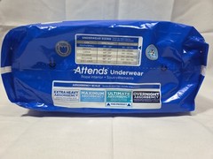 20 Ct ATTENDS Underwear Diapers Pull Ups ADULT SMALL/YOUTH 20″- 34″ Unopened