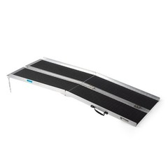 Titan Ramps 6 Foot Multi-Fold Aluminum Wheelchair Ramp, 600 Pound Capacity