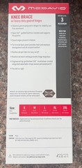 McDavid 429 Hinged Knee Brace Support Level 3 Maximum Black Large Brand New