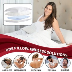 Core Products Tri-Core Water Filled Cervical Neck Spine Support Pillow
