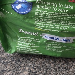 Vintage Depend Guards for Men 48 Count Incontinence Pads 2008 Made In USA NOS