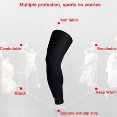 Full Leg Compression Sleeve Thigh Calf Knee Brace Support Pain Relief Sport Sock