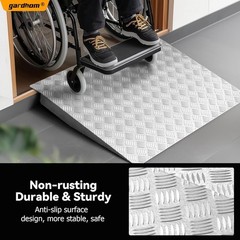Threshold Ramps for Doorways 2-4″ Rise Aluminum One-Piece Portable Door Ramp …