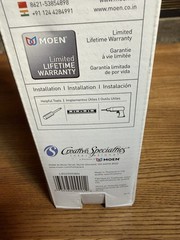 Moen Home Care 9 Inch Designer Hand Grip Brushed Nickle 250 Lb Capacity