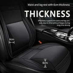 Car Front Seat Cushion Chair Office Lumbar Back Support Waist Pillow Memory Foam