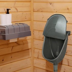Male Urinal With Lid Adhesive Suction Adjustable No Drill Wall Mounted Urinal