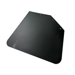 2PCS Universal Heavy Duty Polymer Mudflaps Black Angled Splash Guard 24×30 Inch