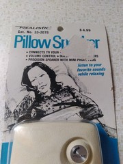 *NIP* Realistic P-10 Vintage Pillow Speaker – 1980s 33-207B W/VOLUME CONTROL
