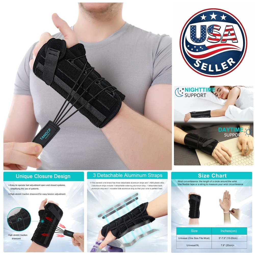 Ergonomic Wrist Brace for Arthritis & Sports Injuries – Adjustable & Lightweight