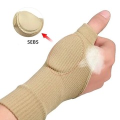 Thumb Wrist Compression Brace with Gel Pad Arthritis Support Gloves 1 Pair