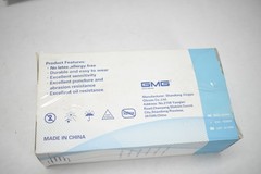 GMG Disposable Nitrile Gloves Small Size Latex-Free Blue 100 Count Lot of 2