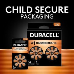 Duracell Hearing Aid Batteries Size 312 – Fast shipping- Fresh Exp-2026